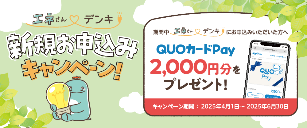 新規お申込みキャンペーン