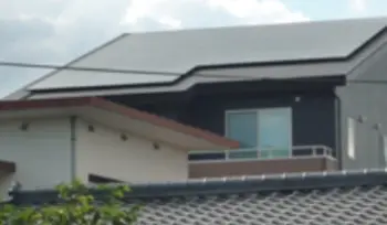 片流れ屋根への施工イメージ