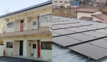 折板屋根への施工イメージ