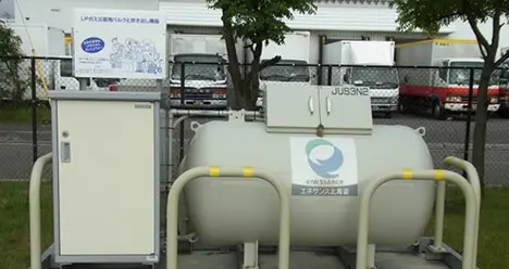 災害に強いLPガス