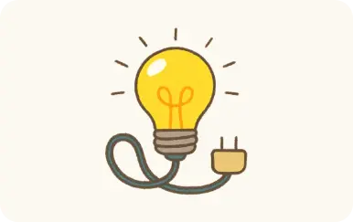 電球のイラスト